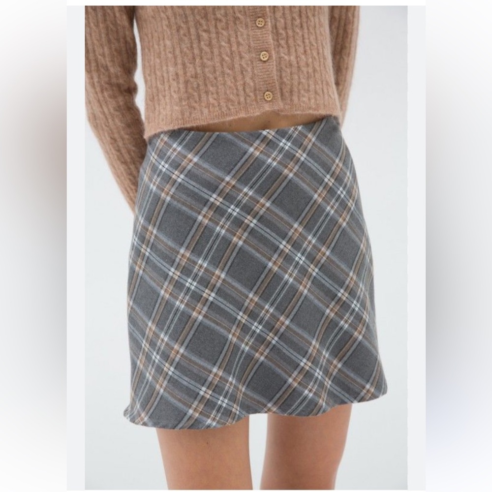 Musier Paris Plaid Skirt size 36